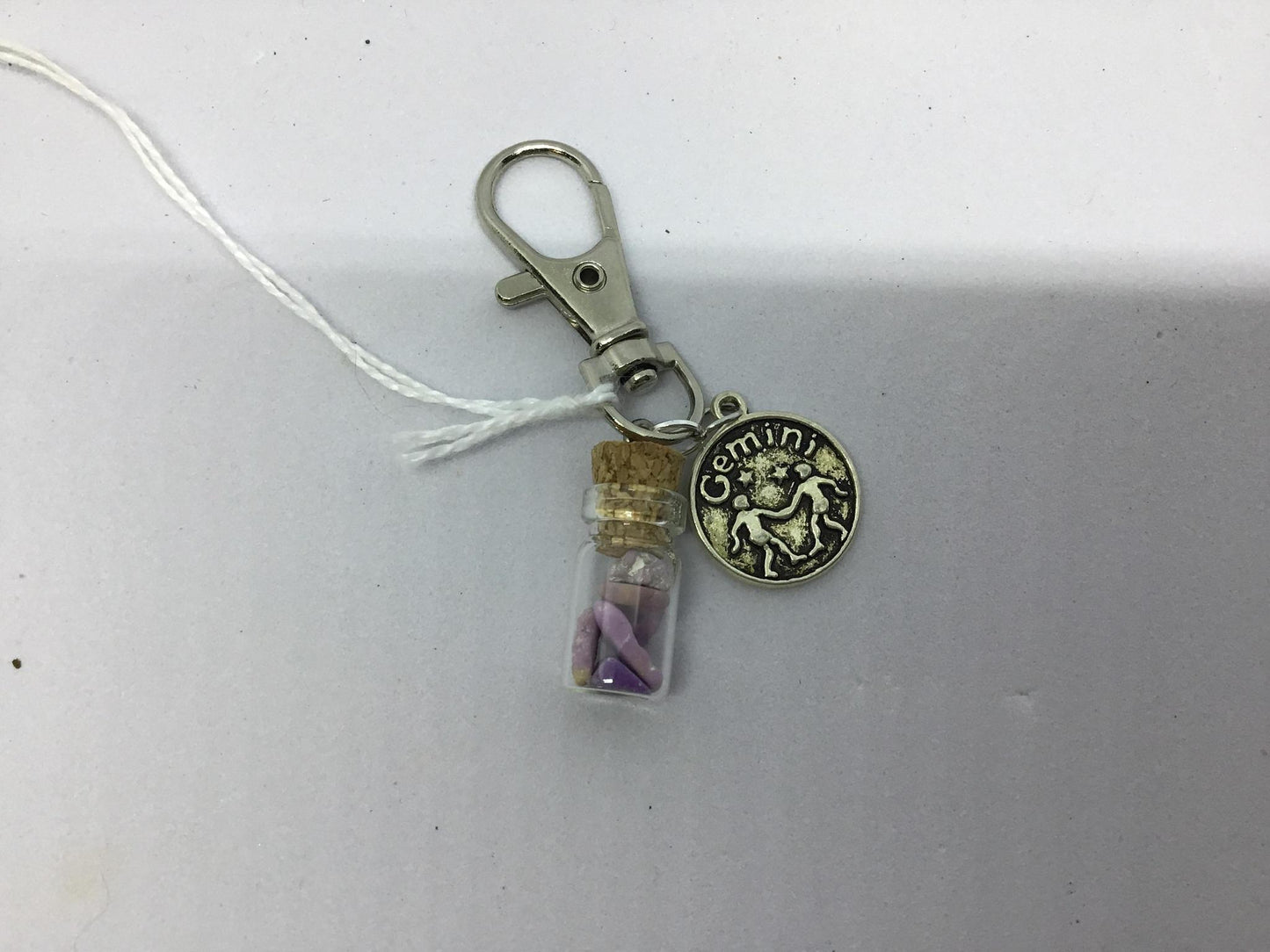 Zodiac Crystal keychain