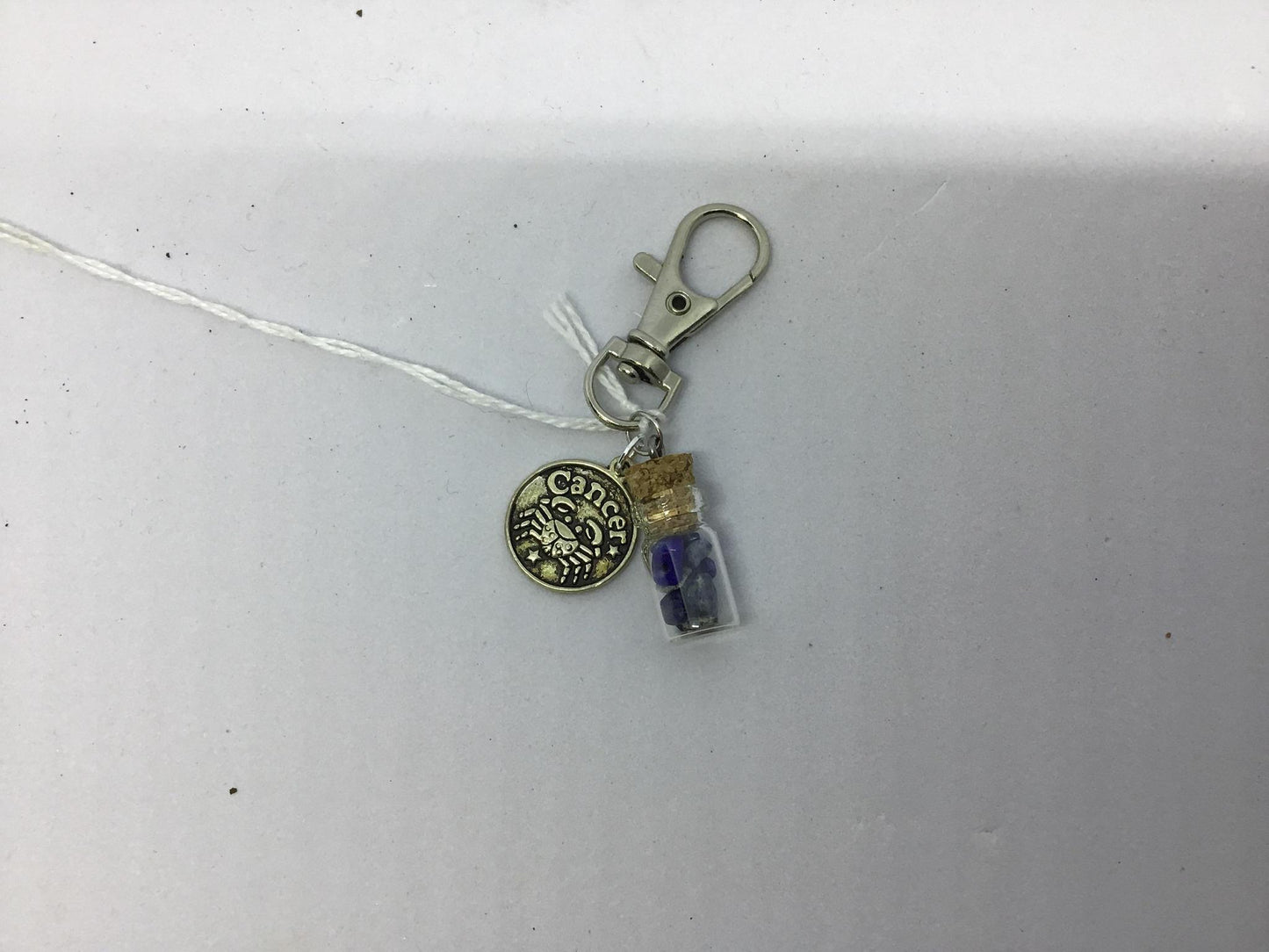 Zodiac Crystal keychain