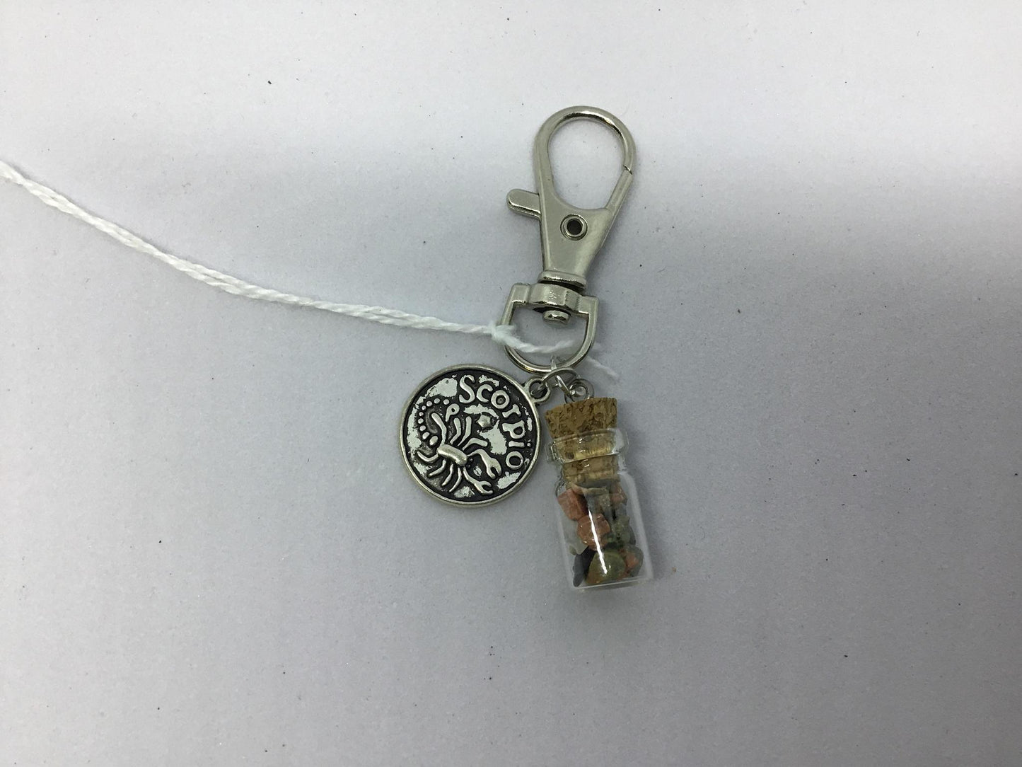 Zodiac Crystal keychain