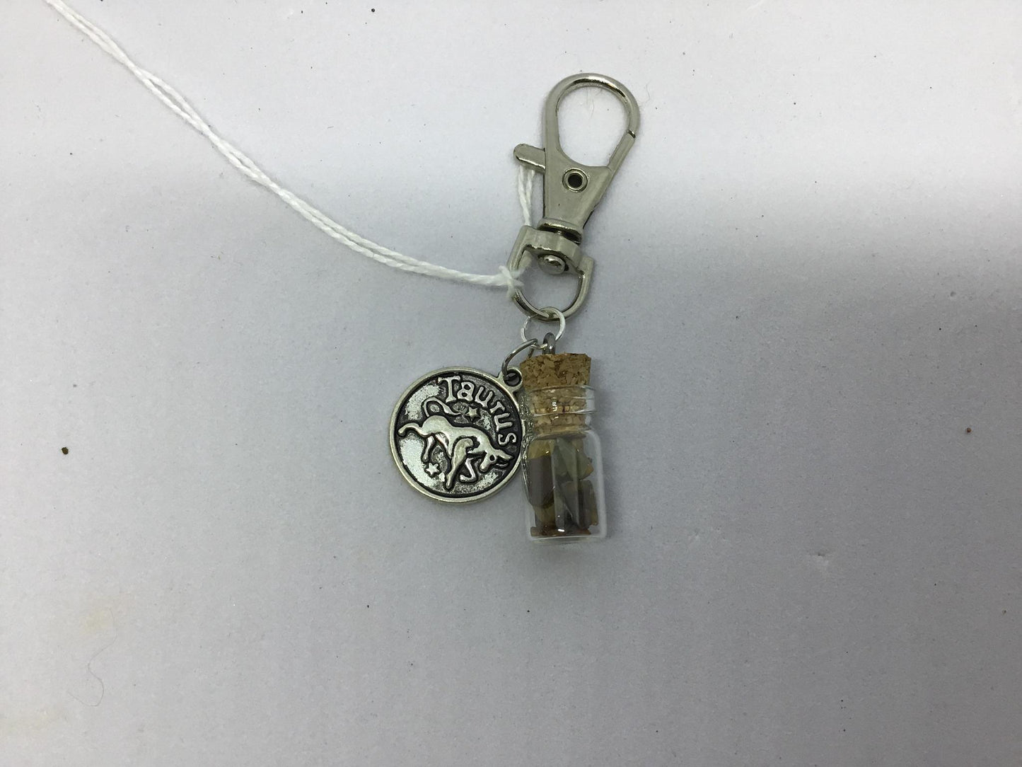 Zodiac Crystal keychain