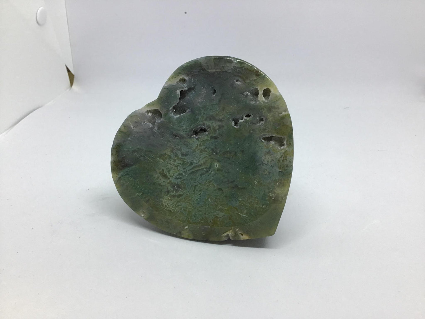 Moss Agate heart Bowl