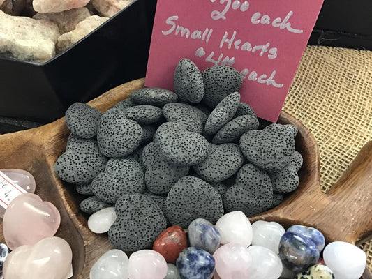 Lava Stone Hearts