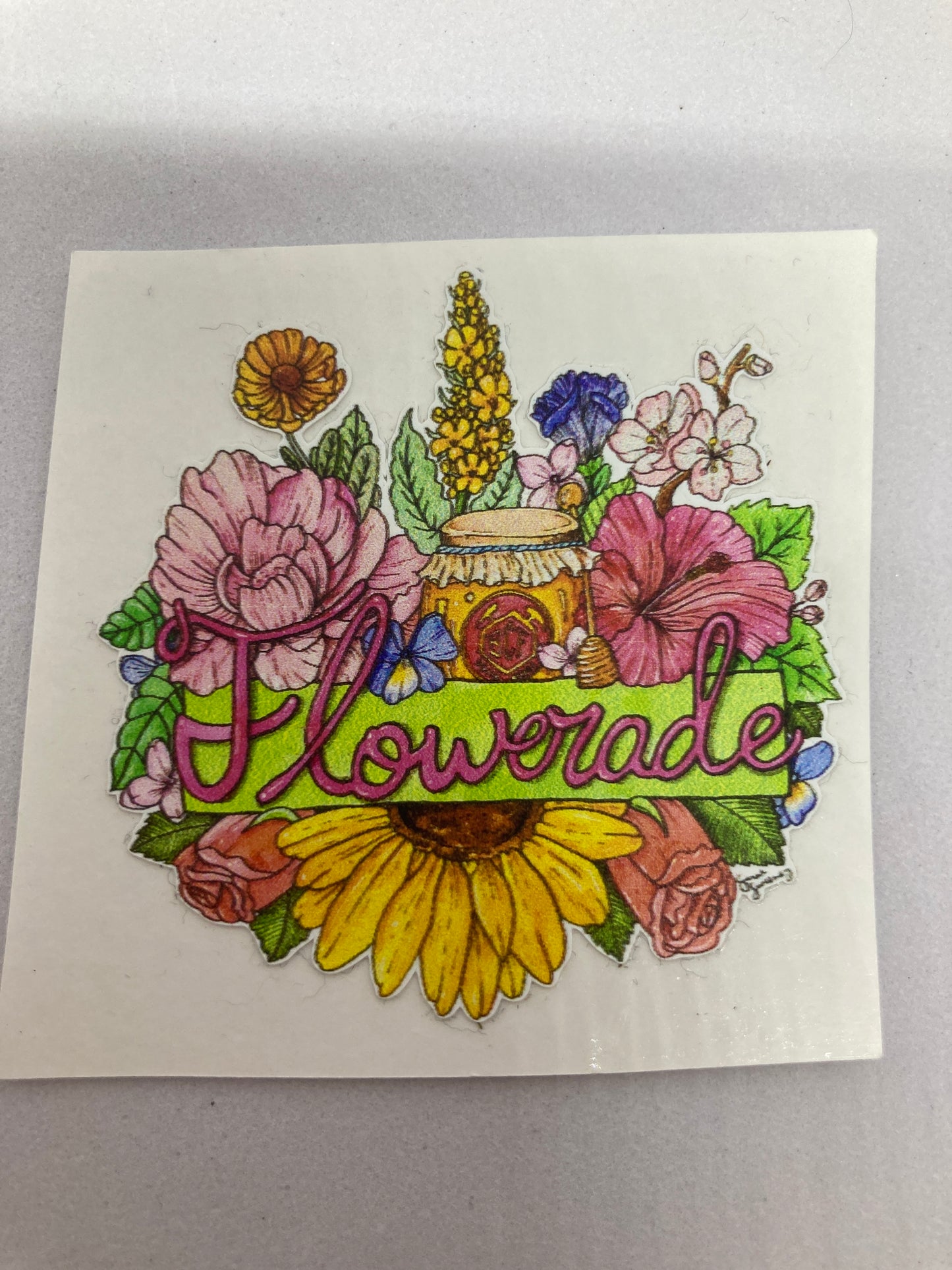 Flowerade Stickers